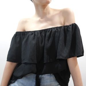 On/Off The Shoulder Vintage Top